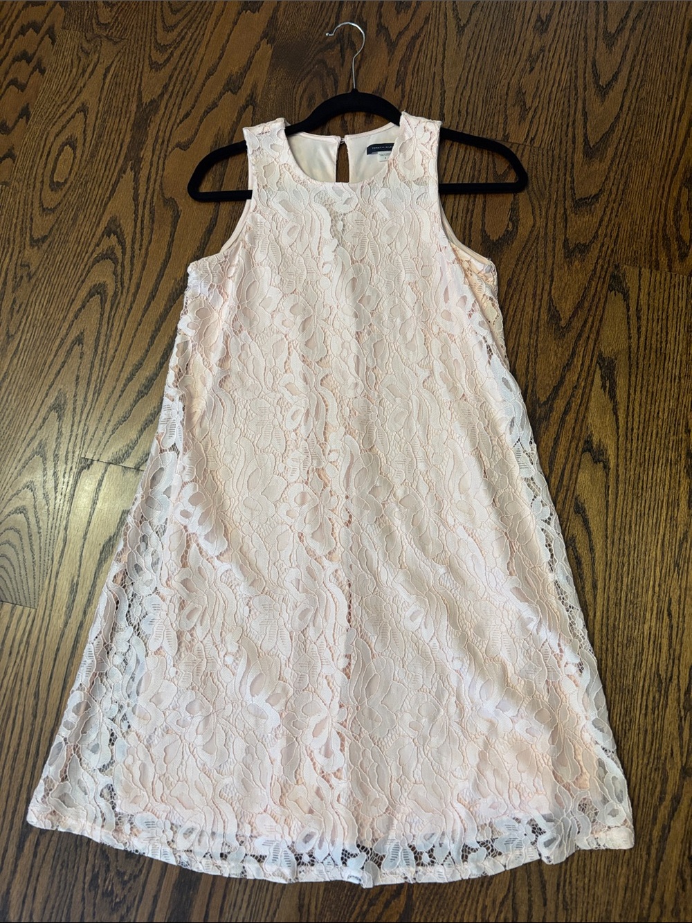 Tommy Hilfiger light pink Lace A-Line Dress